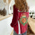 Wales Rugby Women Casual Shirt Three Feathers Dragon 2023 World Cup - Wonder Print Shop