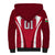 Custom Wales Rugby Sherpa Hoodie Three Feathers Dragon 2023 World Cup - Wonder Print Shop