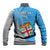 Fiji Rugby Baseball Jacket Come On Fijian Tapa Pattern - Wonder Print Shop
