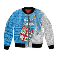 Fiji Rugby Bomber Jacket Come On Fijian Tapa Pattern - Wonder Print Shop