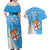 Fiji Rugby Couples Matching Off Shoulder Maxi Dress and Hawaiian Shirt Come On Fijian Tapa Pattern - Wonder Print Shop