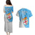 Fiji Rugby Couples Matching Puletasi Dress and Hawaiian Shirt Come On Fijian Tapa Pattern - Wonder Print Shop
