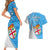 Fiji Rugby Couples Matching Short Sleeve Bodycon Dress and Hawaiian Shirt Come On Fijian Tapa Pattern - Wonder Print Shop