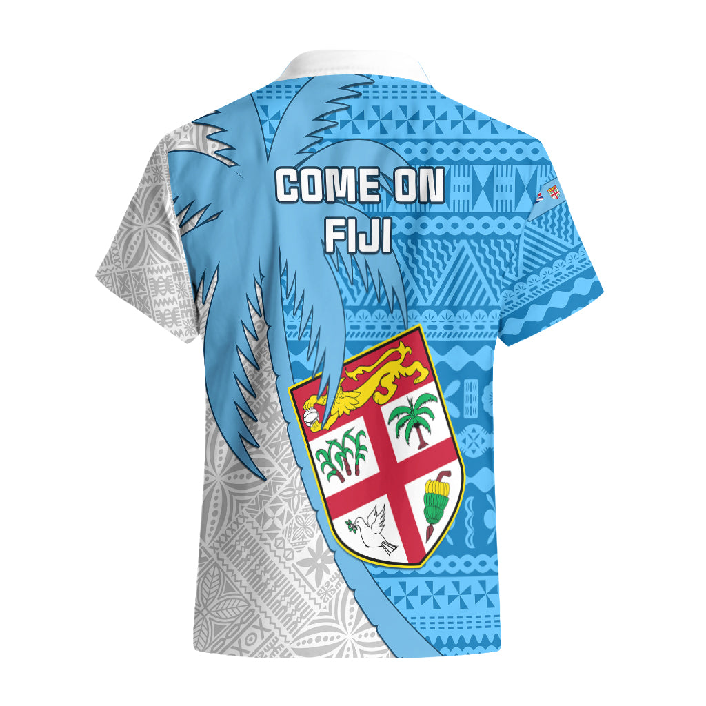 Fiji Rugby Hawaiian Shirt Come On Fijian Tapa Pattern - Wonder Print Shop