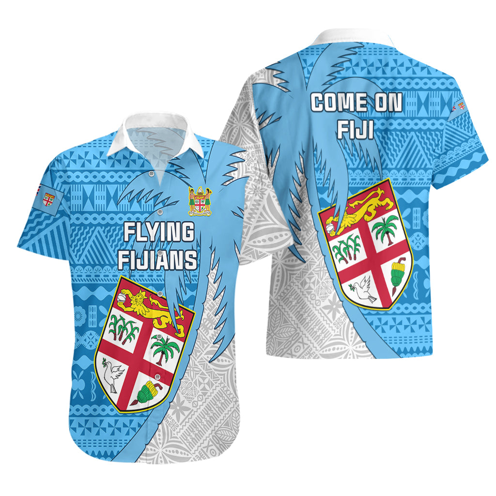 Fiji Rugby Hawaiian Shirt Come On Fijian Tapa Pattern - Wonder Print Shop