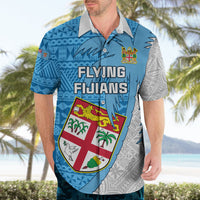 Fiji Rugby Hawaiian Shirt Come On Fijian Tapa Pattern - Wonder Print Shop