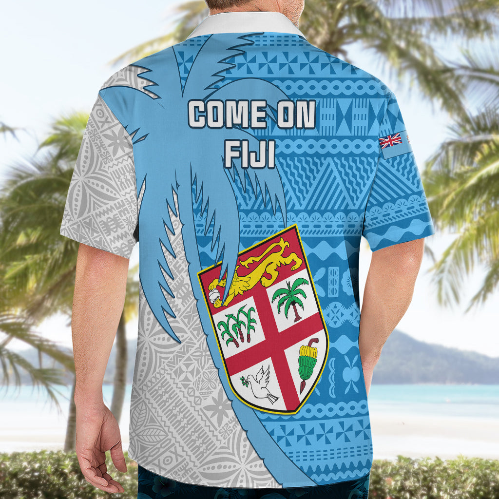 Fiji Rugby Hawaiian Shirt Come On Fijian Tapa Pattern - Wonder Print Shop