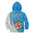 Fiji Rugby Kid Hoodie Come On Fijian Tapa Pattern - Wonder Print Shop