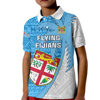 Fiji Rugby Kid Polo Shirt Come On Fijian Tapa Pattern - Wonder Print Shop