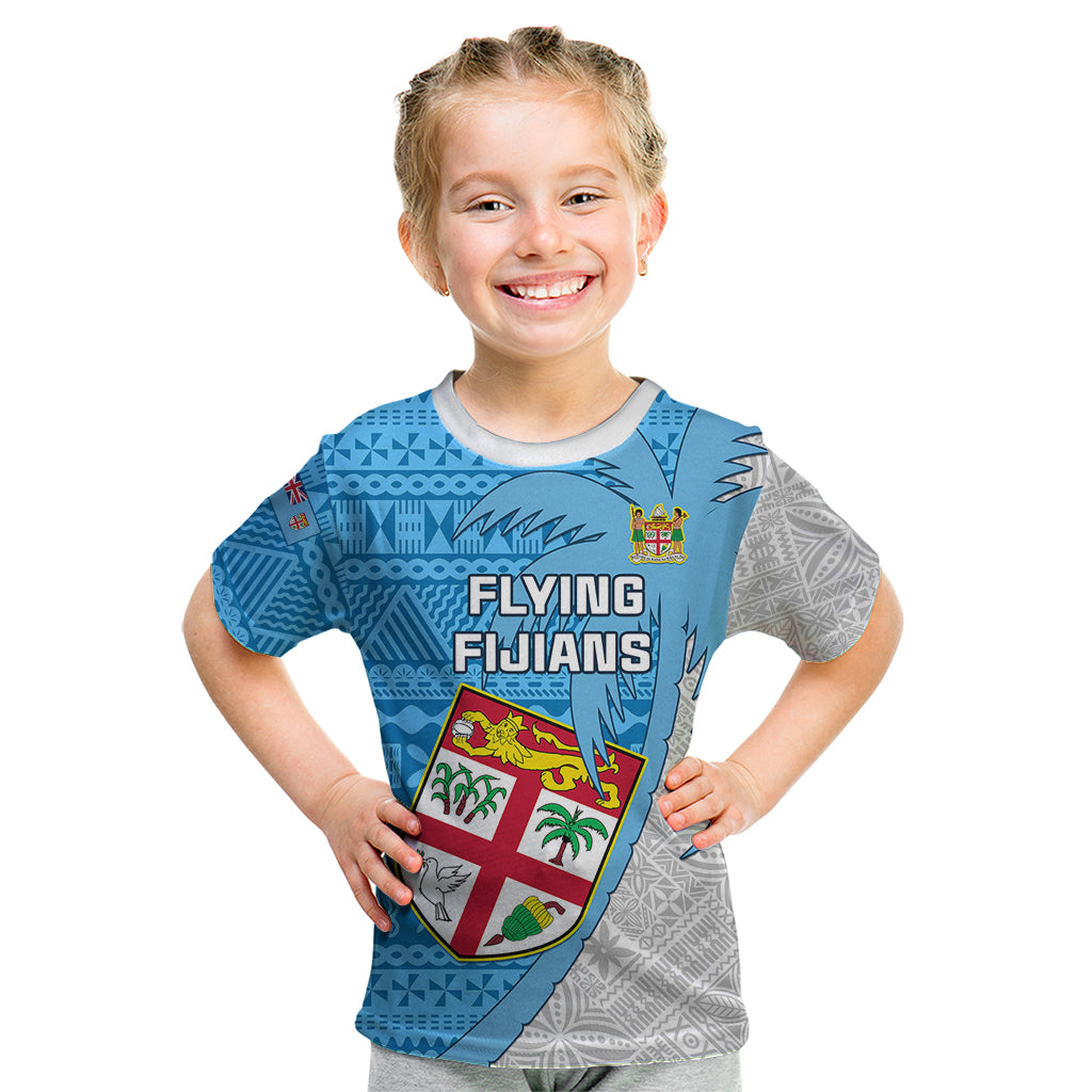 Fiji Rugby Kid T Shirt Come On Fijian Tapa Pattern - Wonder Print Shop