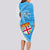 Fiji Rugby Long Sleeve Bodycon Dress Come On Fijian Tapa Pattern - Wonder Print Shop