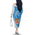 Fiji Rugby Off The Shoulder Long Sleeve Dress Come On Fijian Tapa Pattern - Wonder Print Shop