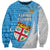 Fiji Rugby Sweatshirt Come On Fijian Tapa Pattern - Wonder Print Shop