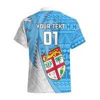 Custom Fiji Rugby Hawaiian Shirt Come On Fijian Tapa Pattern - Wonder Print Shop