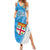 Custom Fiji Rugby Summer Maxi Dress Come On Fijian Tapa Pattern - Wonder Print Shop