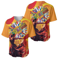 Hispanic Heritage Month Baseball Jersey Espana Flamenco - Wonder Print Shop