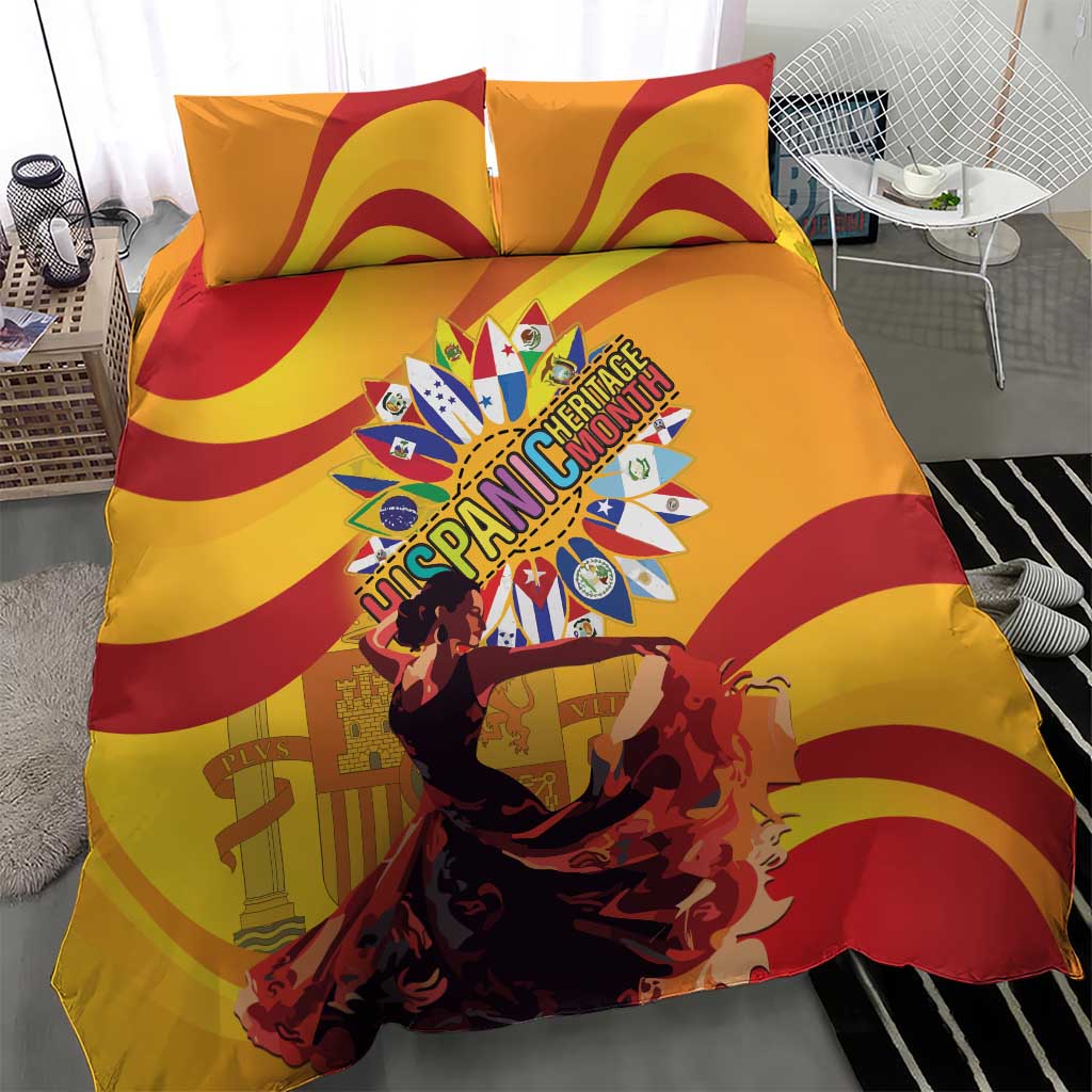 Hispanic Heritage Month Bedding Set Espana Flamenco - Wonder Print Shop