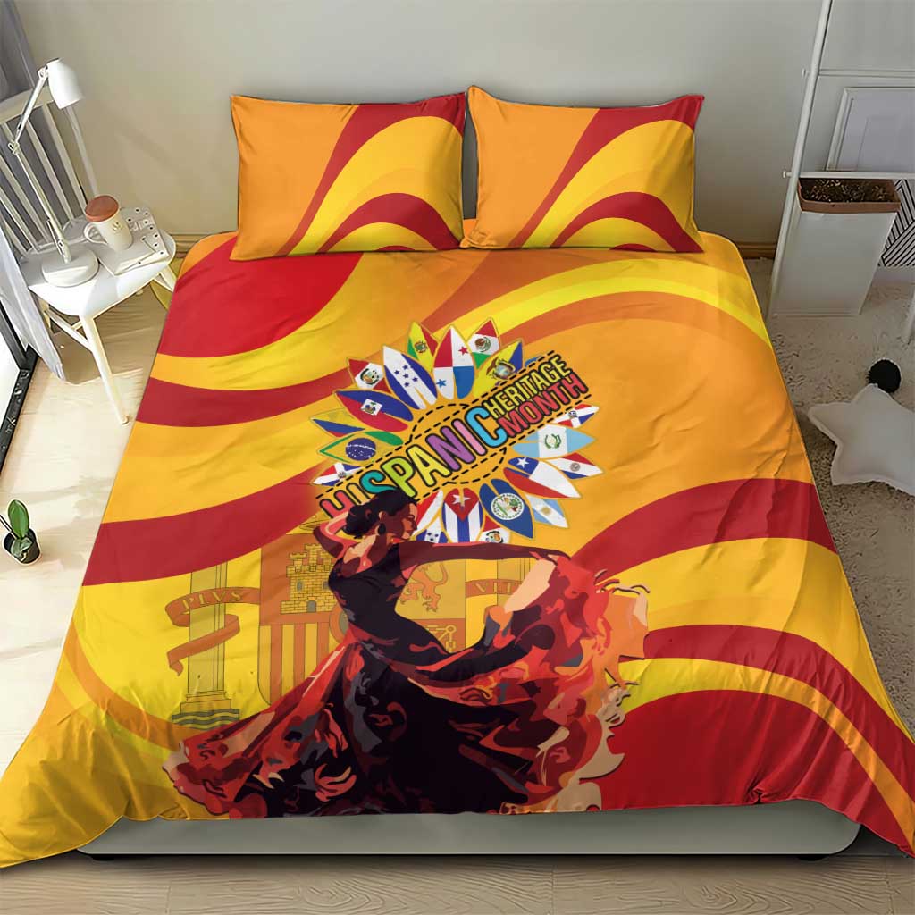 Hispanic Heritage Month Bedding Set Espana Flamenco - Wonder Print Shop