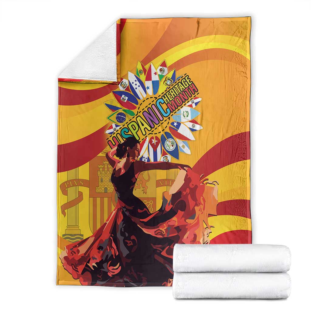 Hispanic Heritage Month Blanket Espana Flamenco