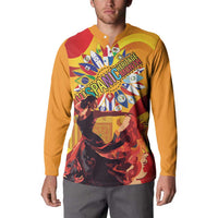Hispanic Heritage Month Button Sweatshirt Espana Flamenco - Wonder Print Shop