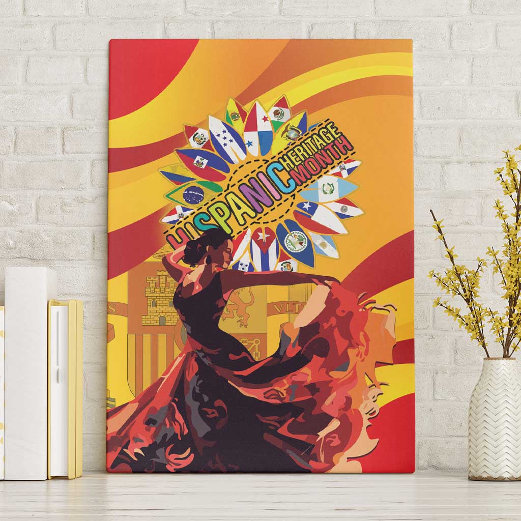 Hispanic Heritage Month Canvas Wall Art Espana Flamenco - Wonder Print Shop