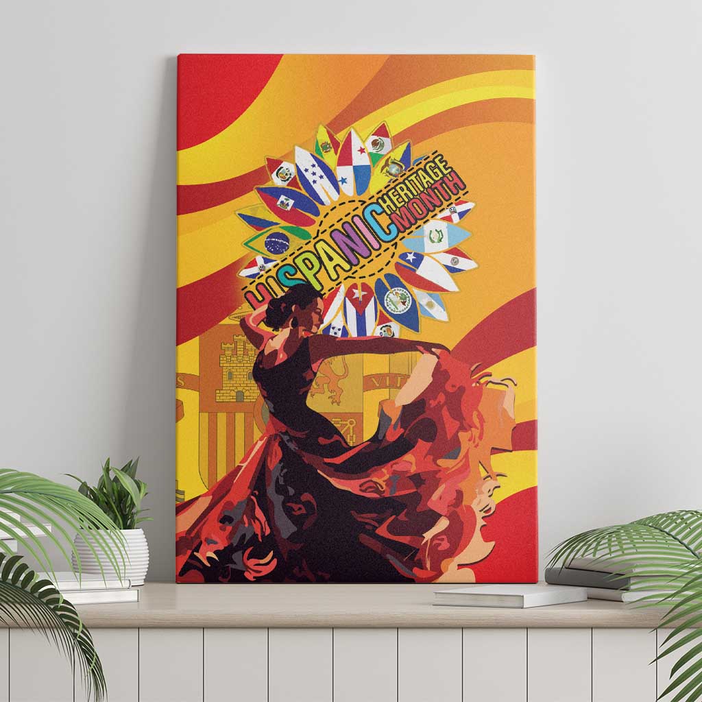 Hispanic Heritage Month Canvas Wall Art Espana Flamenco - Wonder Print Shop