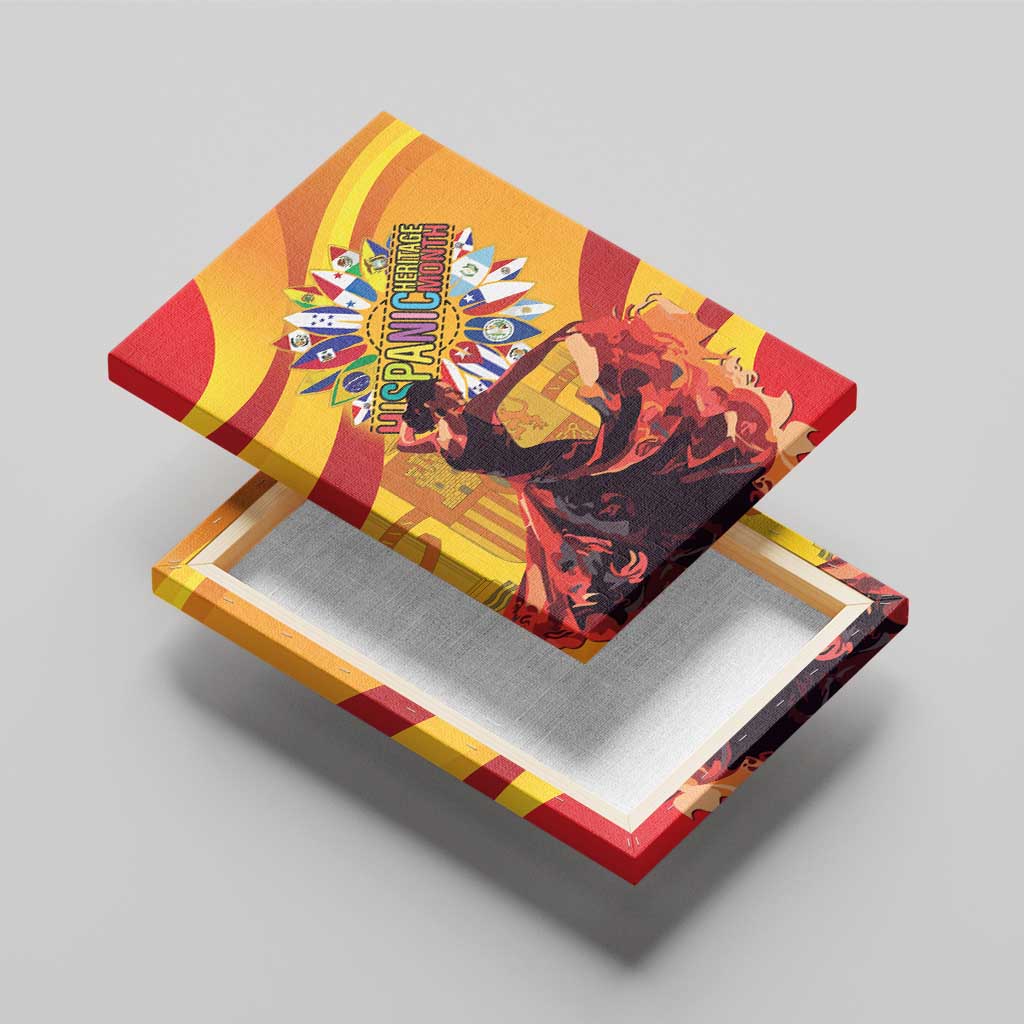 Hispanic Heritage Month Canvas Wall Art Espana Flamenco - Wonder Print Shop