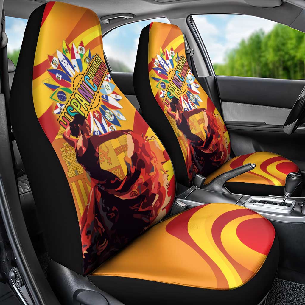 Hispanic Heritage Month Car Seat Cover Espana Flamenco - Wonder Print Shop