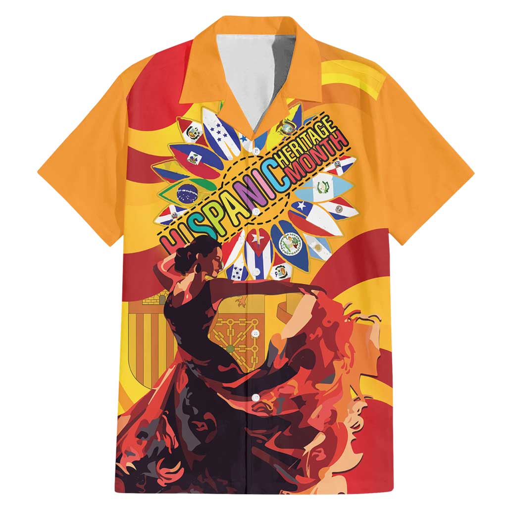 Hispanic Heritage Month Family Matching Mermaid Dress and Hawaiian Shirt Espana Flamenco - Wonder Print Shop