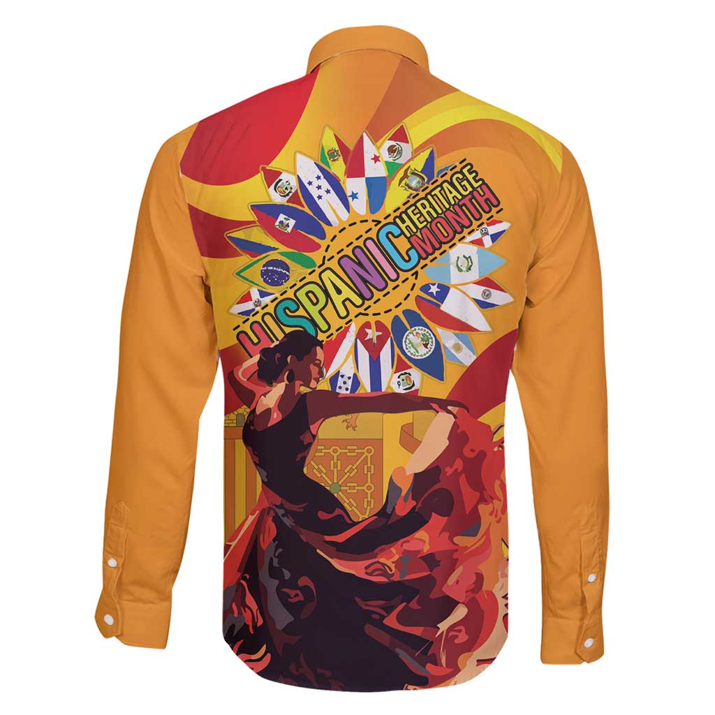 Hispanic Heritage Month Family Matching Off Shoulder Short Dress and Hawaiian Shirt Espana Flamenco - Wonder Print Shop