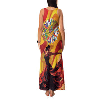 Hispanic Heritage Month Family Matching Tank Maxi Dress and Hawaiian Shirt Espana Flamenco - Wonder Print Shop
