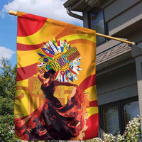 Hispanic Heritage Month Garden Flag Espana Flamenco - Wonder Print Shop
