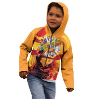 Hispanic Heritage Month Kid Hoodie Espana Flamenco - Wonder Print Shop