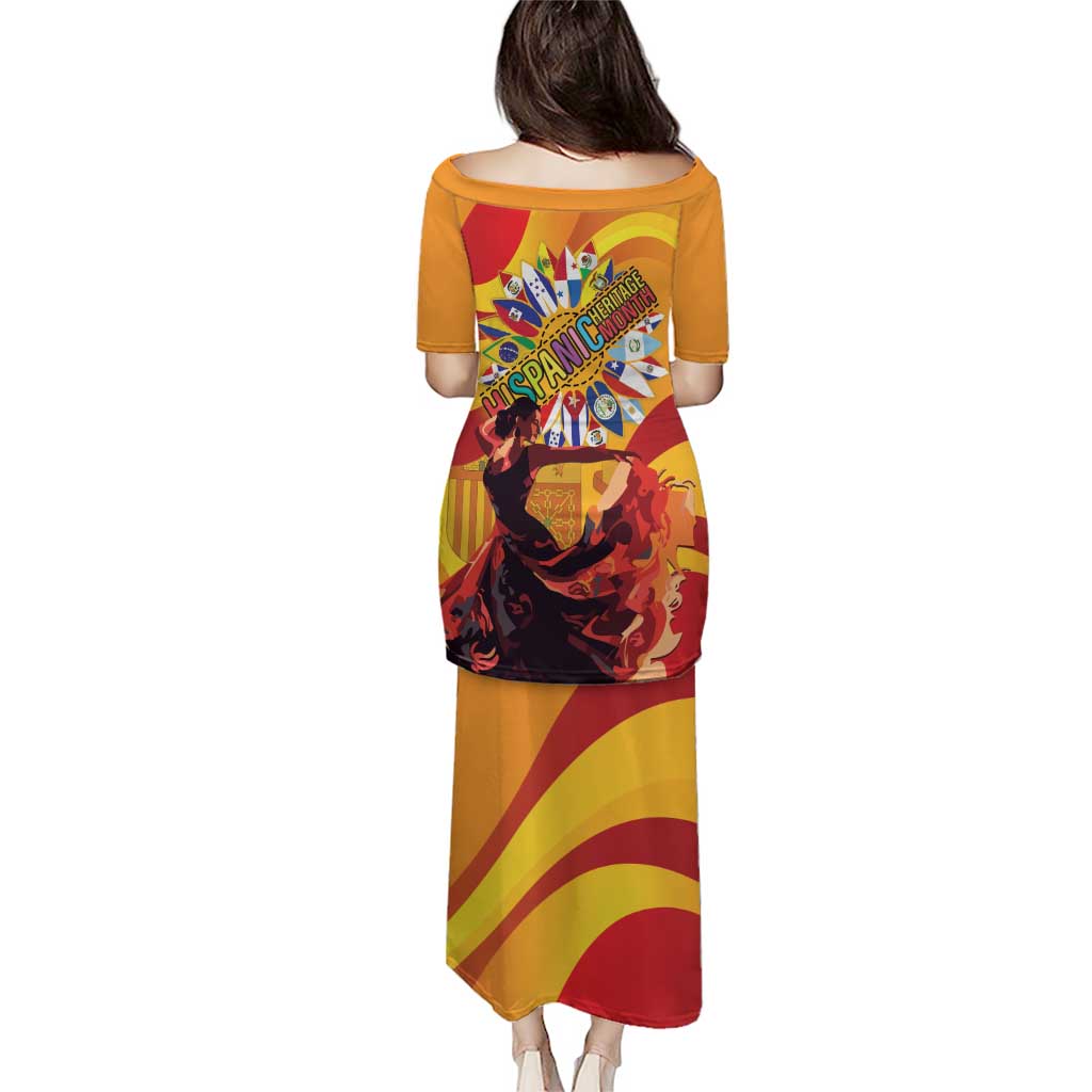 Hispanic Heritage Month Puletasi Espana Flamenco - Wonder Print Shop