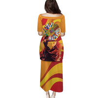 Hispanic Heritage Month Puletasi Espana Flamenco - Wonder Print Shop
