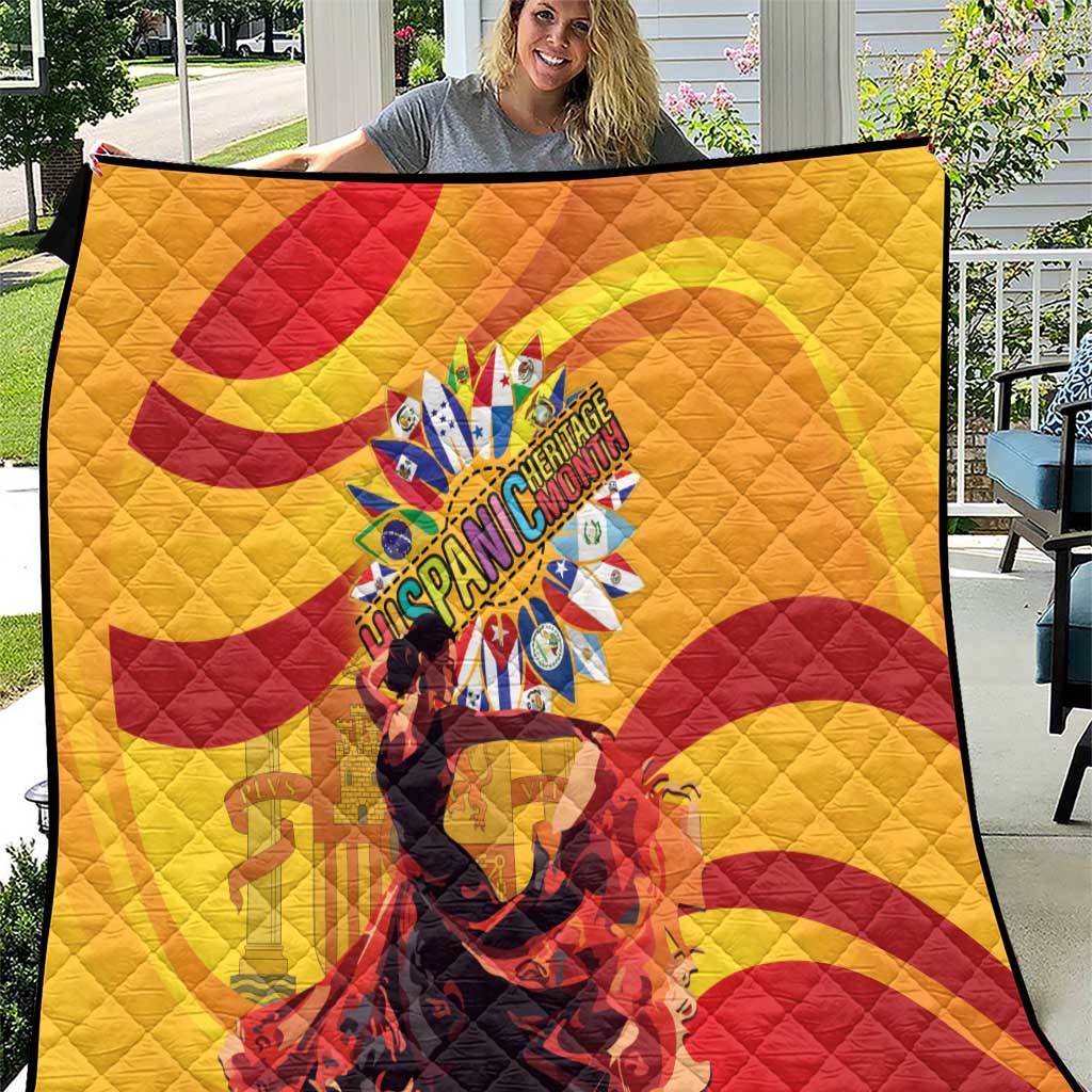 Hispanic Heritage Month Quilt Espana Flamenco - Wonder Print Shop