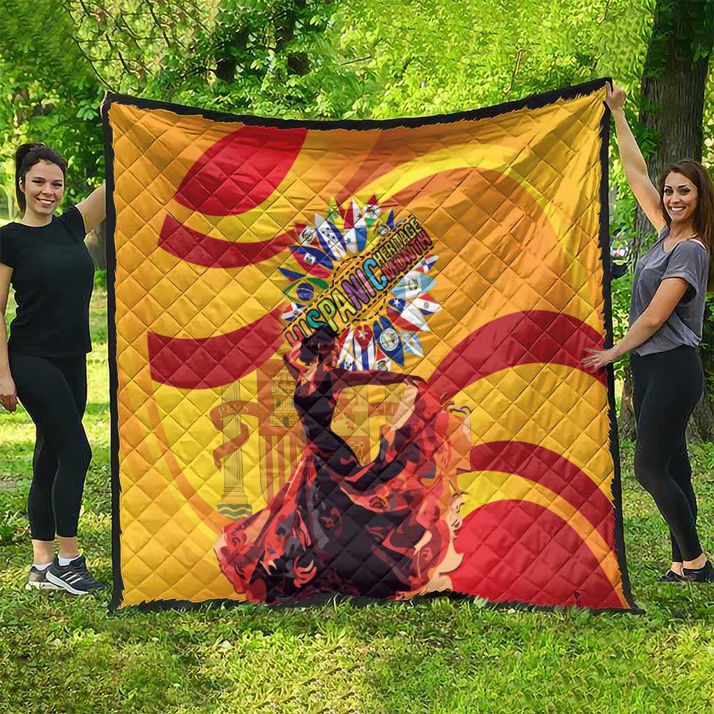 Hispanic Heritage Month Quilt Espana Flamenco - Wonder Print Shop