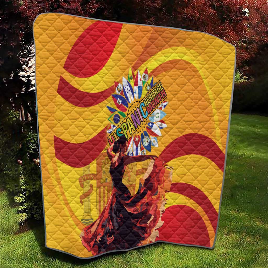 Hispanic Heritage Month Quilt Espana Flamenco - Wonder Print Shop
