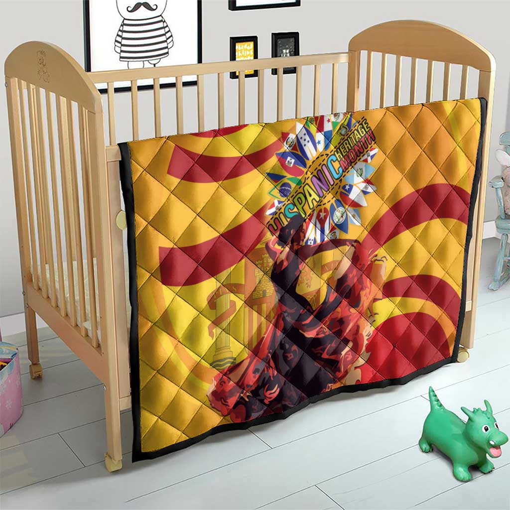 Hispanic Heritage Month Quilt Espana Flamenco - Wonder Print Shop