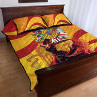 Hispanic Heritage Month Quilt Bed Set Espana Flamenco - Wonder Print Shop