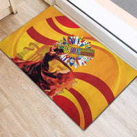 Hispanic Heritage Month Rubber Doormat Espana Flamenco - Wonder Print Shop