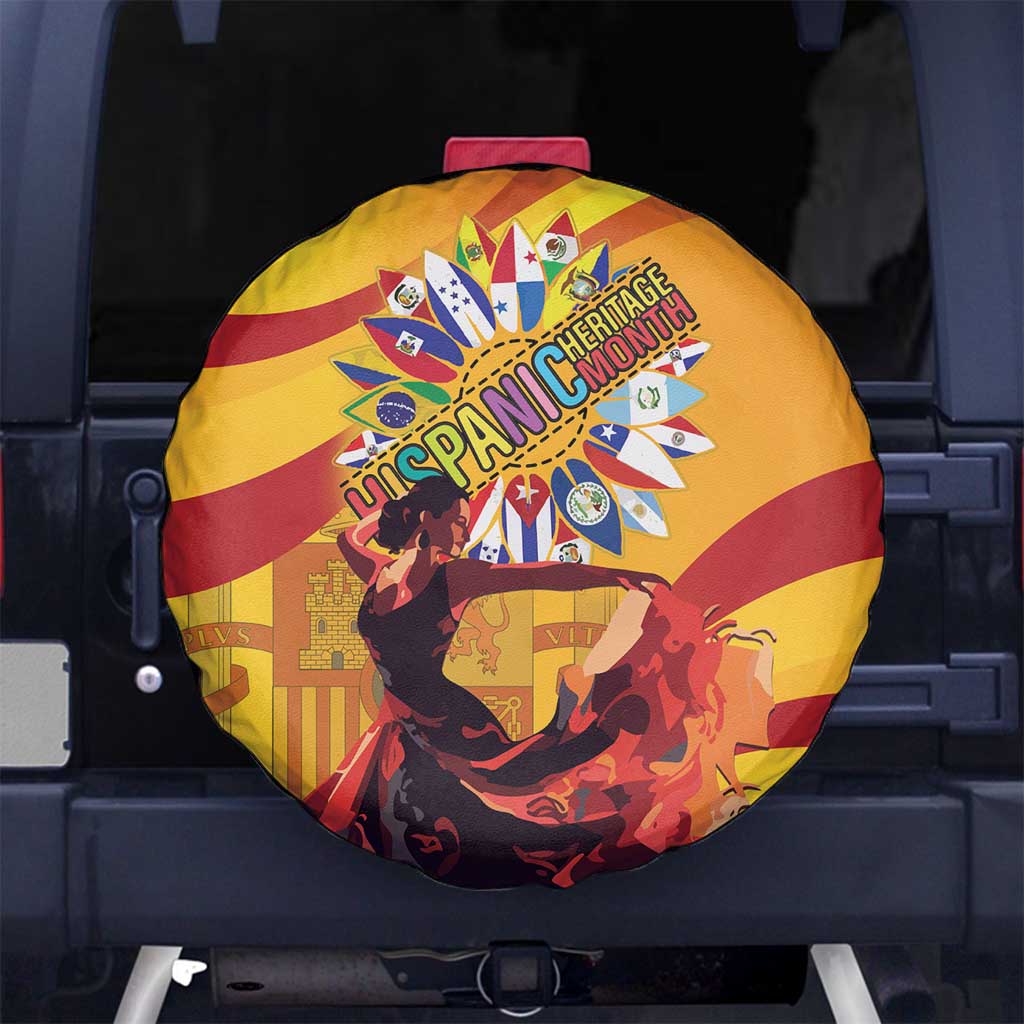 Hispanic Heritage Month Spare Tire Cover Espana Flamenco - Wonder Print Shop