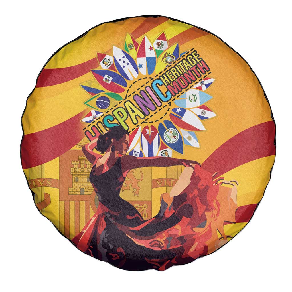 Hispanic Heritage Month Spare Tire Cover Espana Flamenco - Wonder Print Shop
