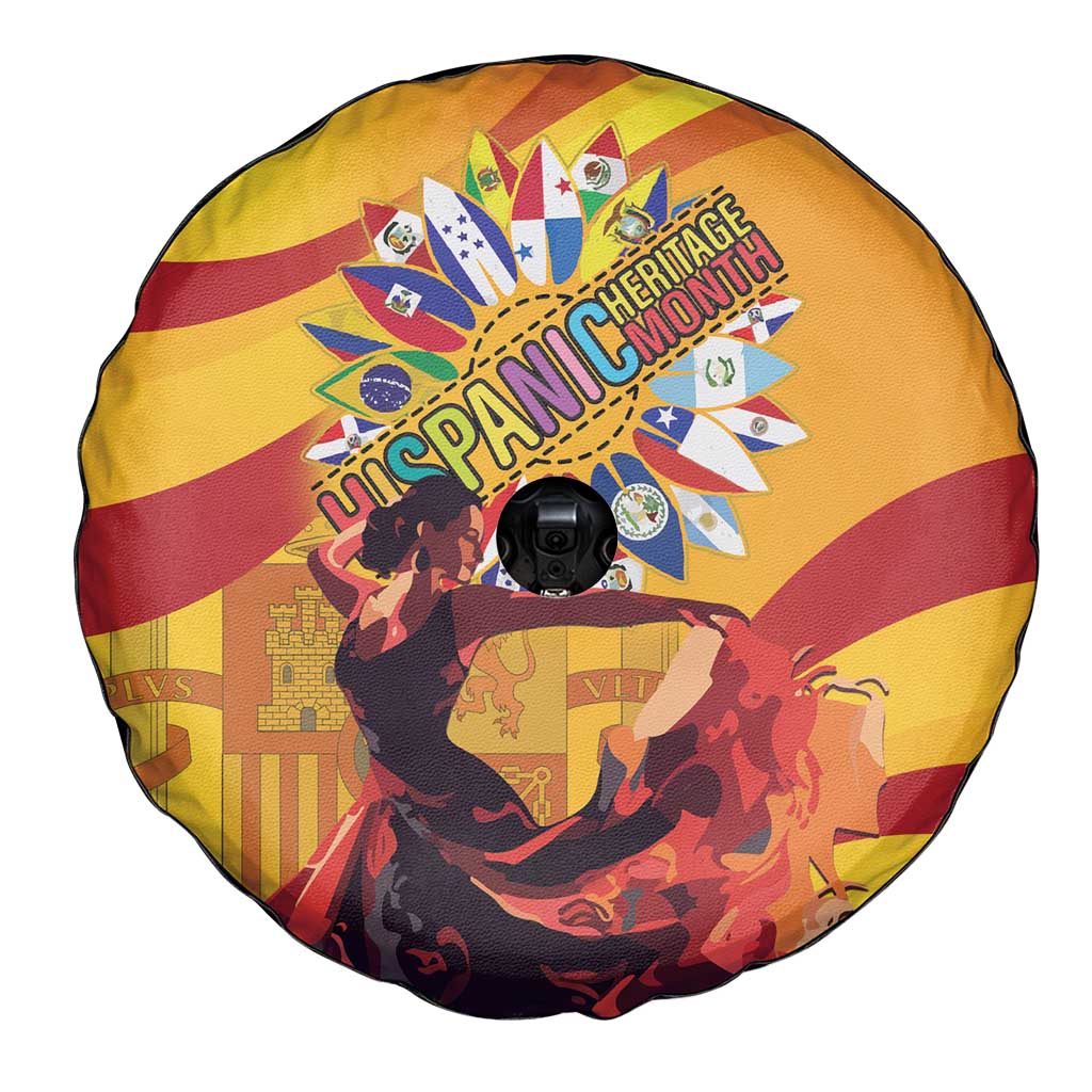 Hispanic Heritage Month Spare Tire Cover Espana Flamenco - Wonder Print Shop