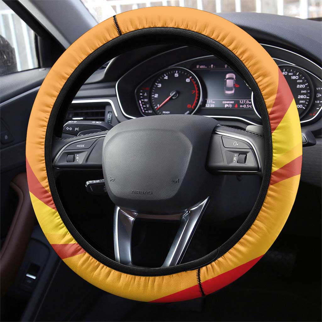 Hispanic Heritage Month Steering Wheel Cover Espana Flamenco - Wonder Print Shop