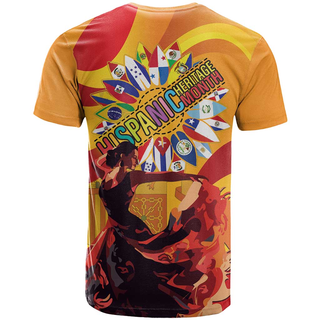 Hispanic Heritage Month T Shirt Espana Flamenco - Wonder Print Shop