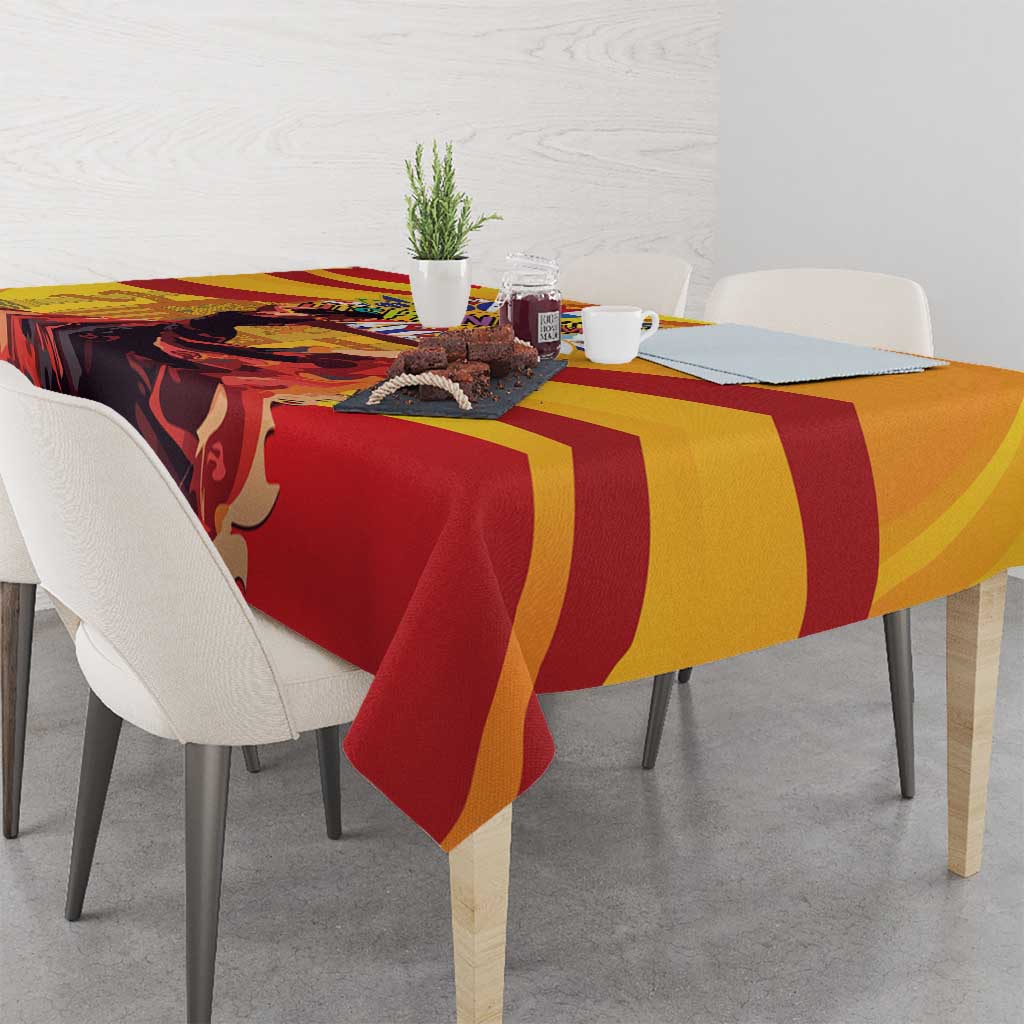 Hispanic Heritage Month Tablecloth Espana Flamenco - Wonder Print Shop