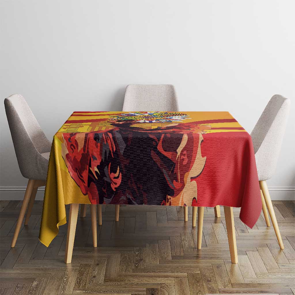 Hispanic Heritage Month Tablecloth Espana Flamenco - Wonder Print Shop