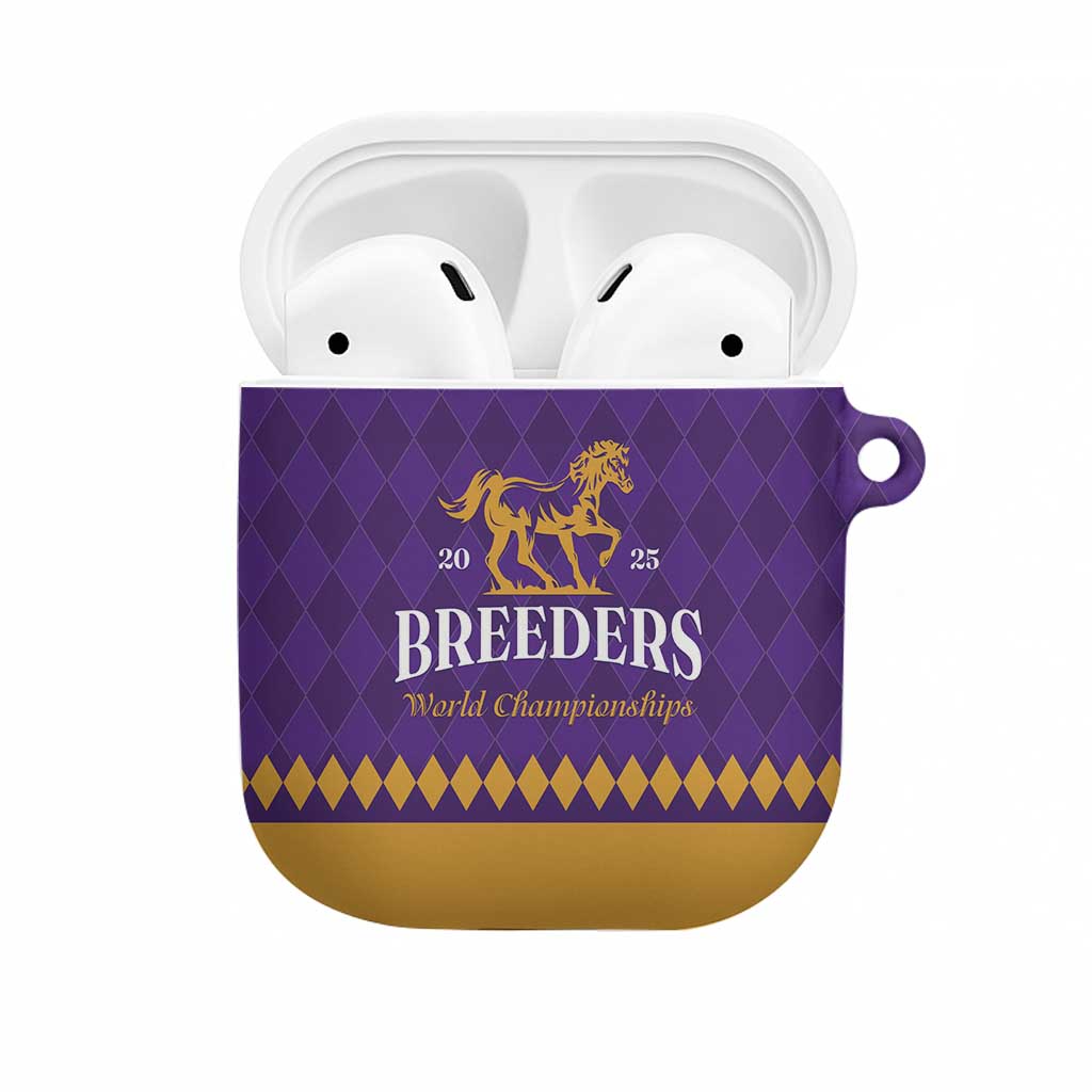 Personalized Breeders Horse Racing 2025 AirPods Case Del Mar Awaits - Wonder Print Shop