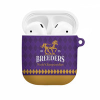 Personalized Breeders Horse Racing 2025 AirPods Case Del Mar Awaits - Wonder Print Shop